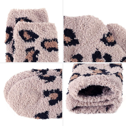 Womens Fuzzy Socks Warm Slipper Socks Winter Fluffy Socks Cozy Fuzzy Socks Athletic Fleece Socks Cute Crew Socks